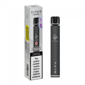 Elf Bar Elfa Pro Pre Filled Pod Kit Black Blue Razz Lemonade 20mg