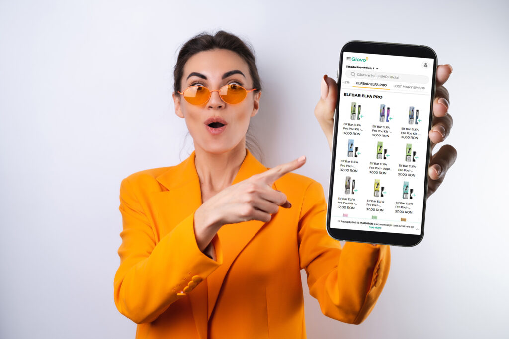 Devino Partener ELFBAR Prin GLOVO | ELFBAR România