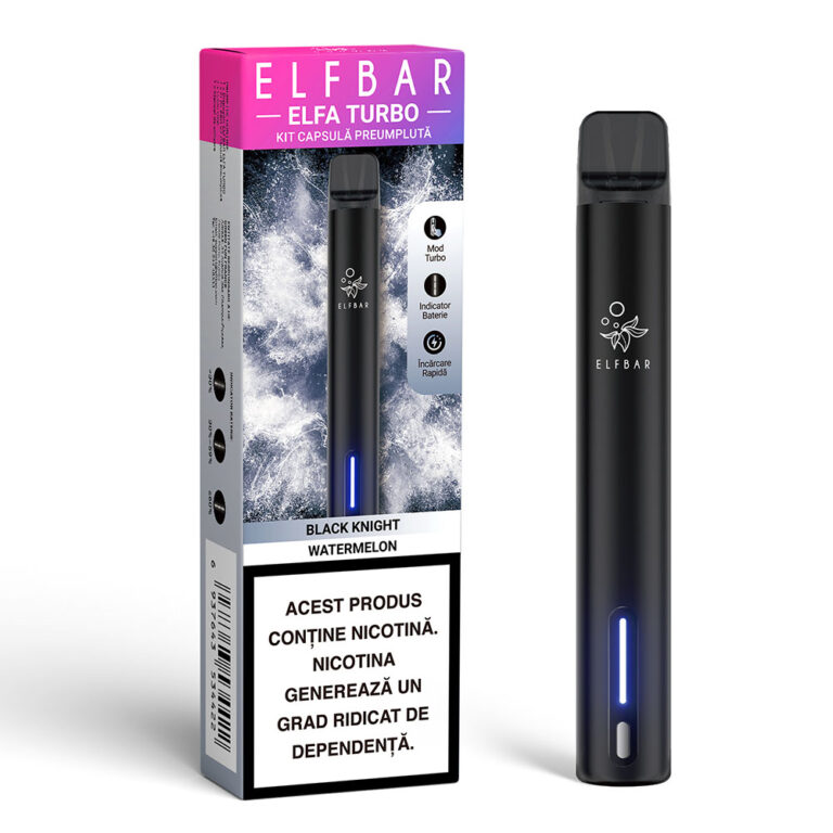 ELFBAR ELFA Turbo Pod Kit - Black Knight Watermelon Box
