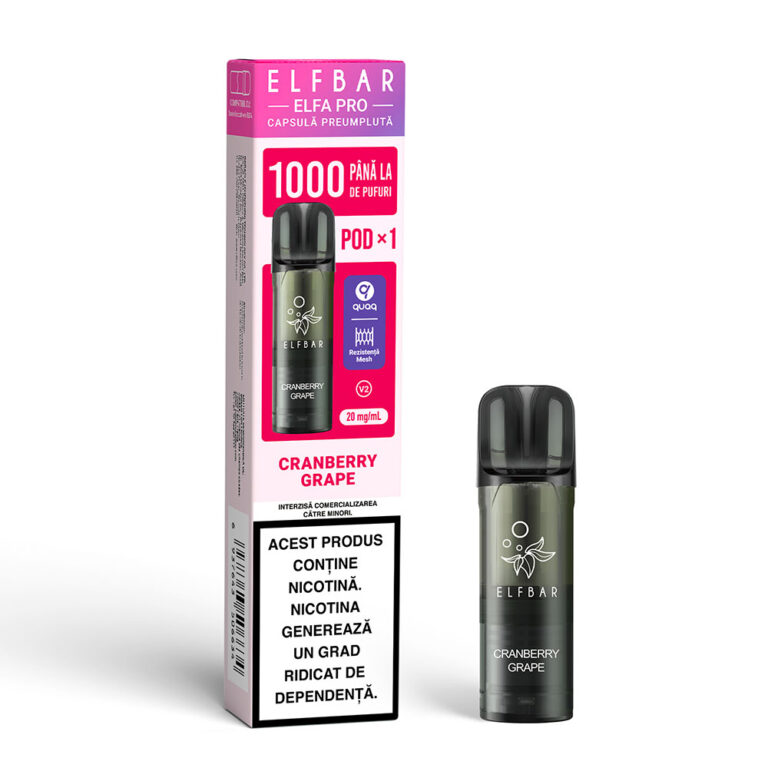 ELFBAR ELFA PRO V2 Pod - Cranberry Grape Box