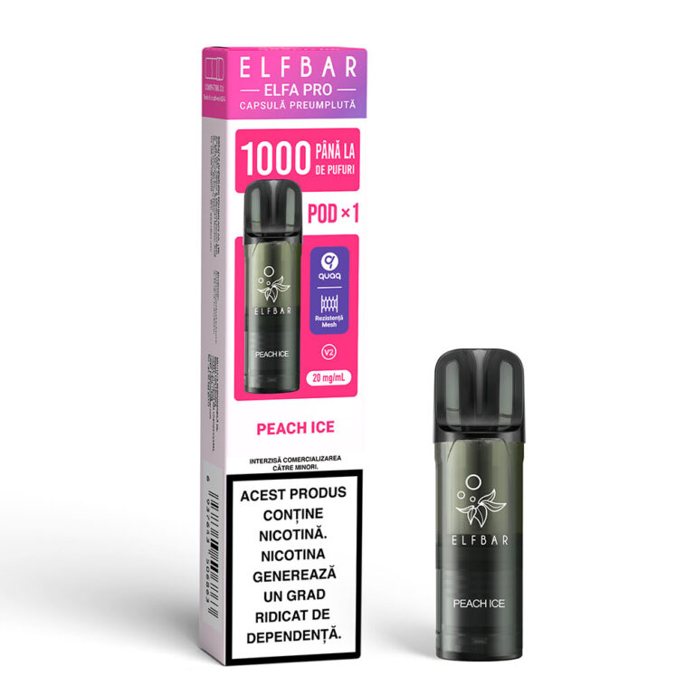 ELFBAR ELFA PRO V2 Pod - Peach Ice Box
