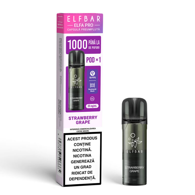 ELFBAR ELFA PRO V2 Pod - Strawberry Grape Box
