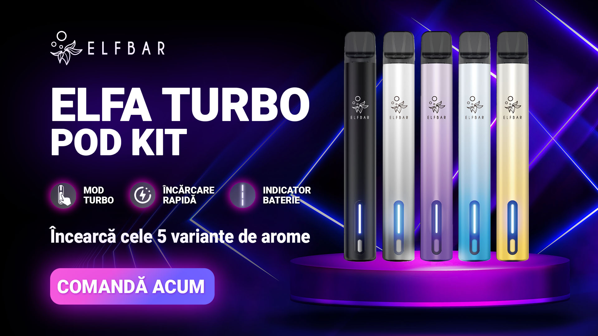 Banner - ELFBAR ELFA Turbo Pod Kit