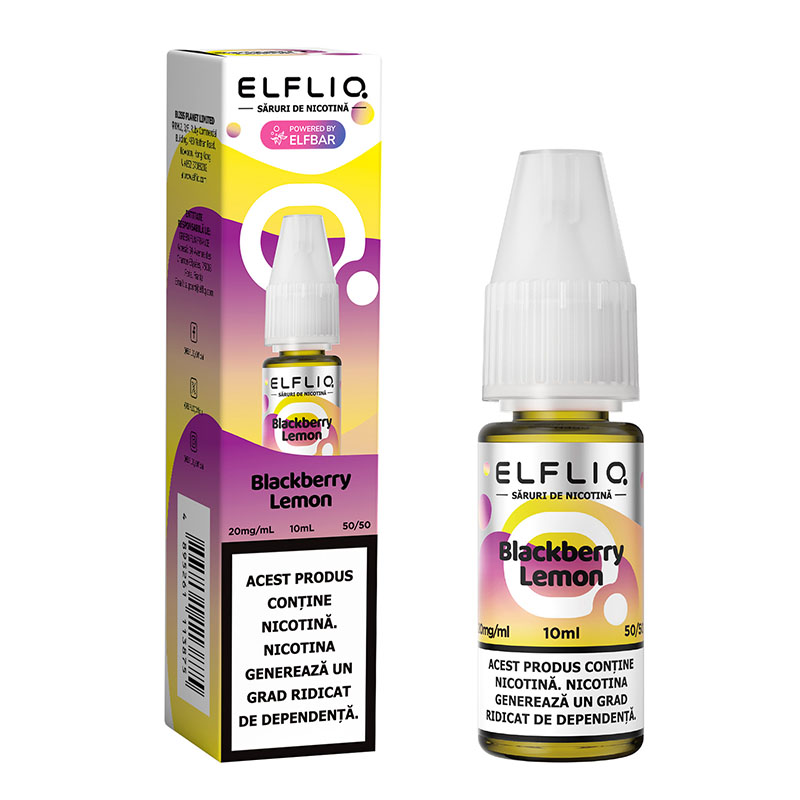 LOST MARY BM600 77 ELFBAR ELFLIQ Blackberry Lemon new