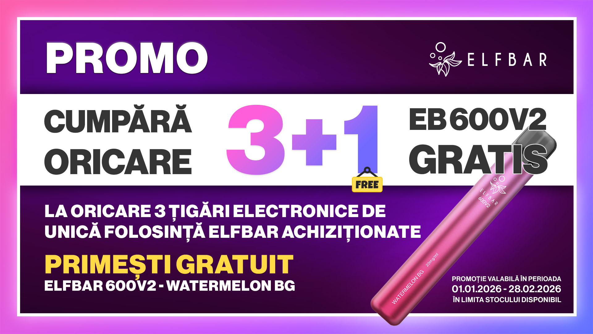 Web ELFBAR 31 Watermelon BG