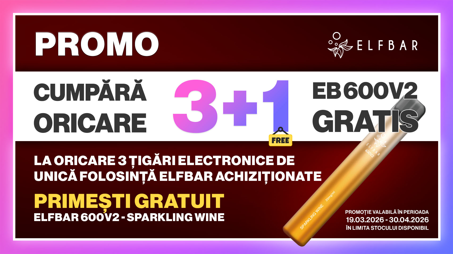 Web ELFBAR 31 Sparkling Wine