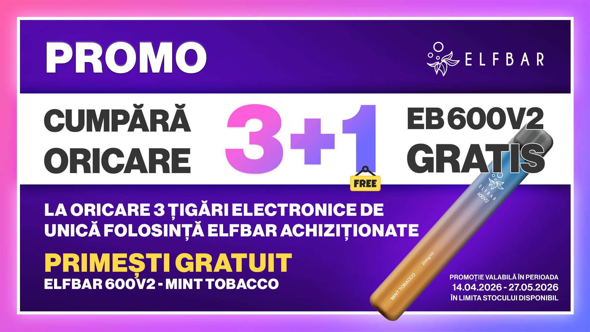 Web ELFBAR 31 Mint Tobacco
