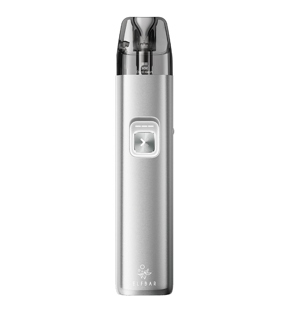 ELFBAR-ELFX2-Titanium-Silver ELFBAR ELFX 2 Kit - Titanium Silver - imagine 1